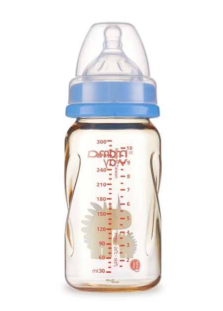 PPSU蜂蜜瓶300ml(含奶嘴M+)-藍色3