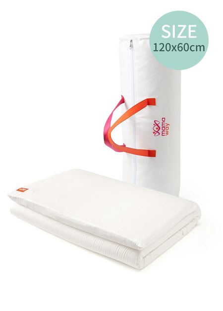 智慧調溫抗敏防蟎嬰兒床墊(120*60cm)-白色1