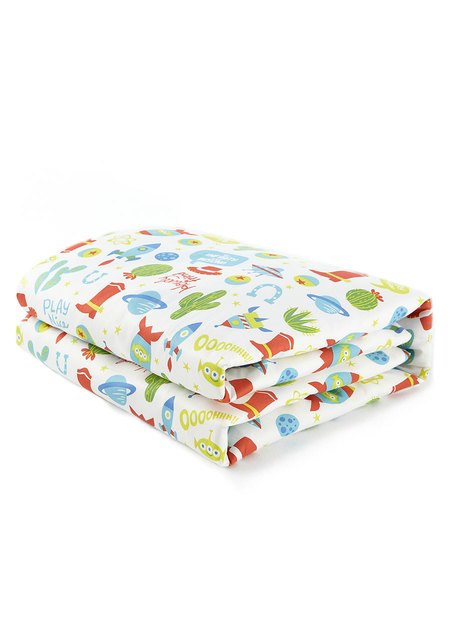 調溫抗菌安撫涼被(三眼怪)—睡袋組適用-果綠2