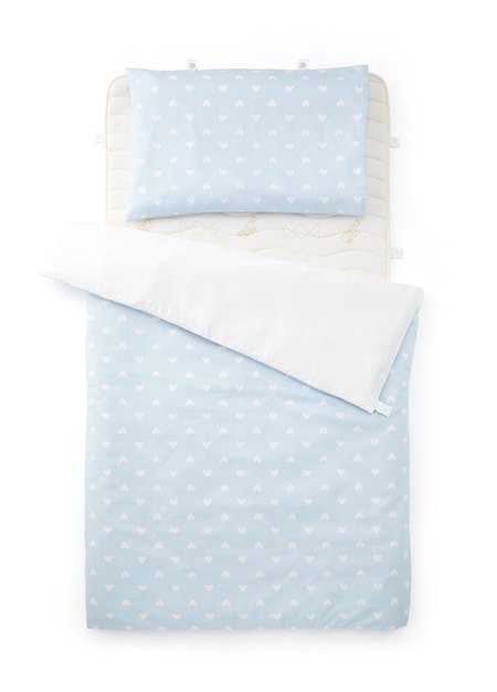 調溫抗菌安撫涼被(愛心)—睡袋組適用-淺藍4
