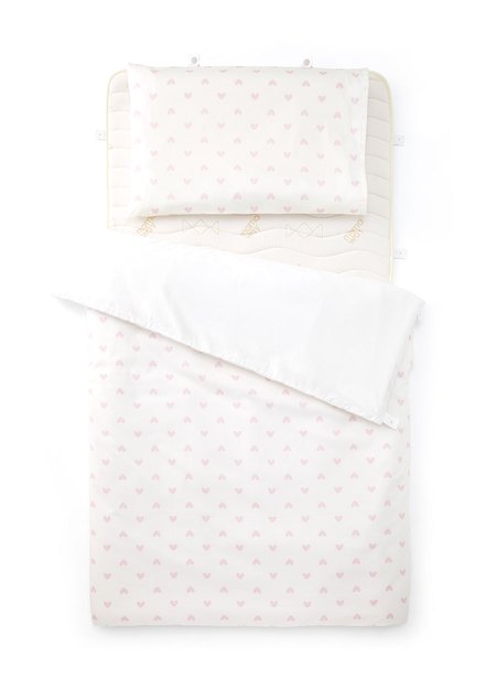 調溫抗菌安撫涼被(愛心)—睡袋組適用-白色4