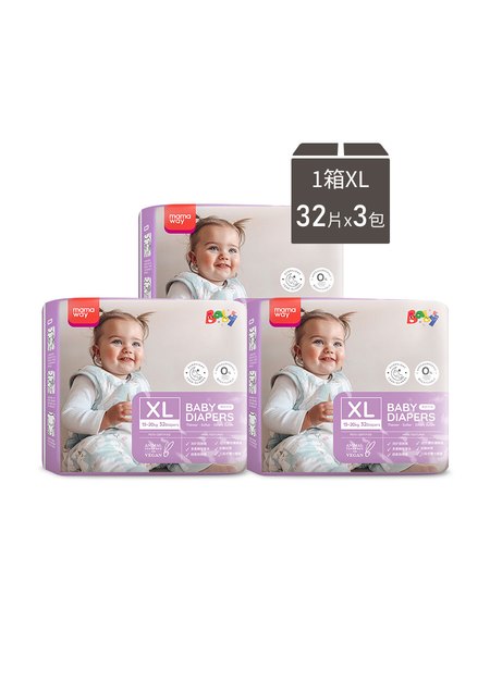 紙尿褲(XLx32片x3包)-XL1