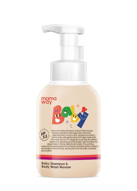 嬰兒洗髮沐浴慕斯-1