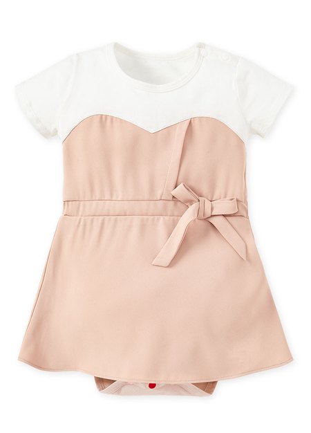 BABY 拼接包屁洋裝