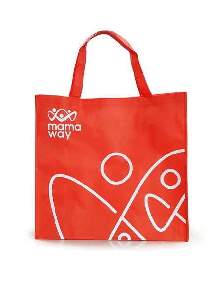 Mamaway環保購物袋-Pink2
