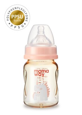 PPSU蜂蜜瓶200ml(含奶嘴S+) - 粉色
