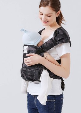 4D環抱式嬰兒背帶二代 - 深灰