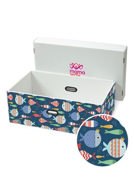 芬蘭嬰兒床裝飾貼紙 - 彩色魚