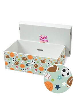 芬蘭嬰兒箱裝飾貼紙 - 淺綠(球類)