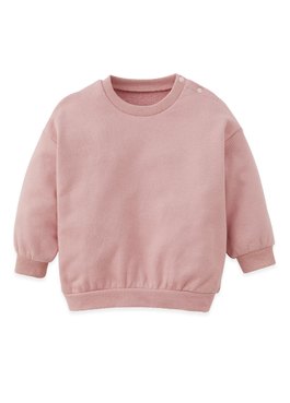 BABY寬鬆運動衫 - 粉色