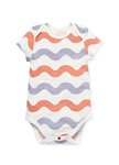 BABY Q彈棉質包屁衣(2入)-點點/水波紋