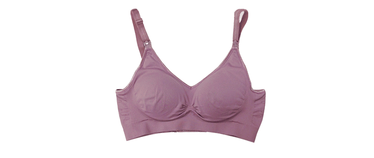 全機能條紋無縫哺乳內衣