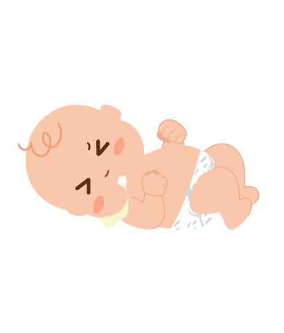 為什麼寶寶換尿布都會溢奶?
