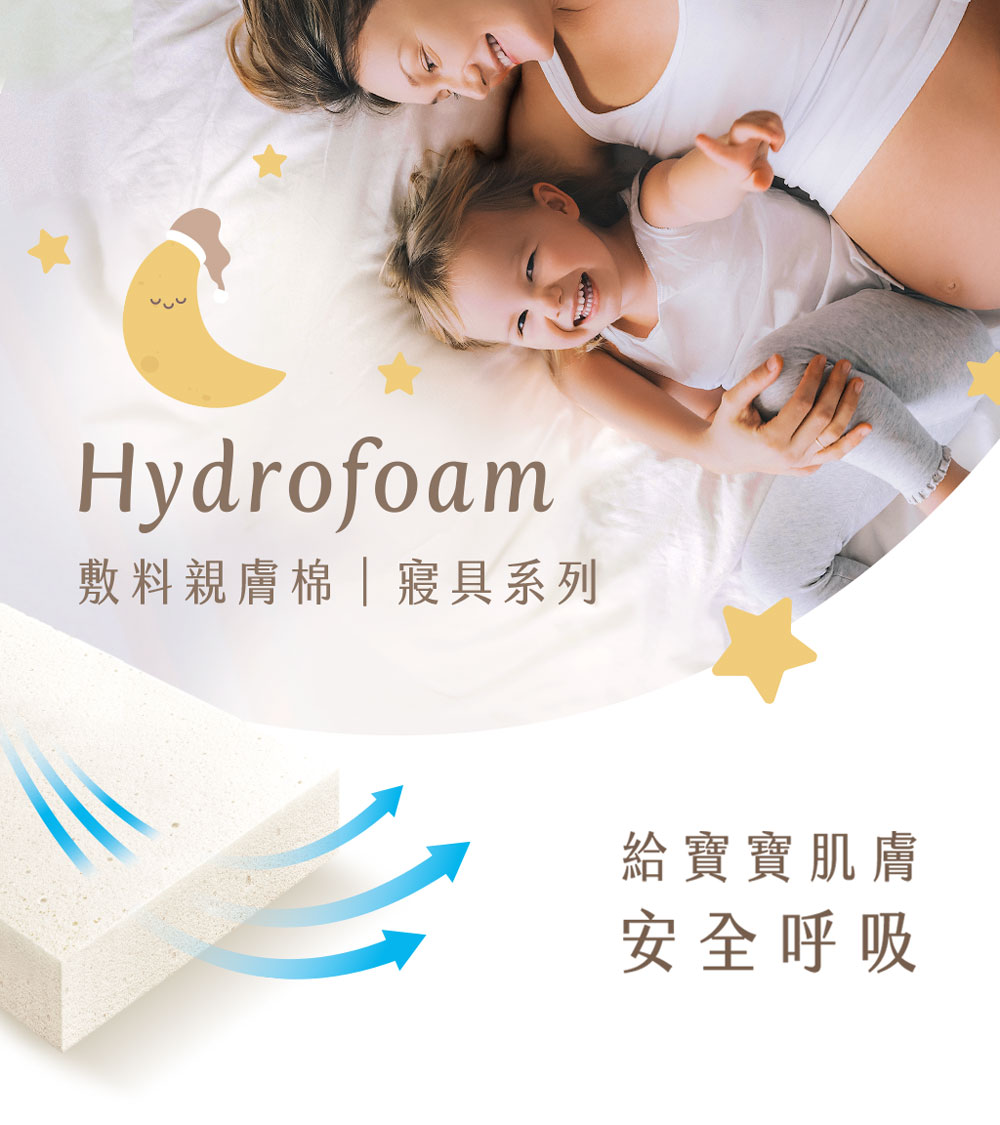 Hydrofoam 敷料親膚棉寢具系列