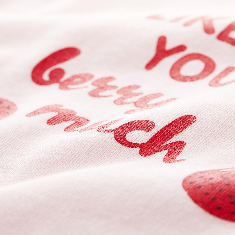 BABY 迪士尼純棉短袖T恤-草莓米奇