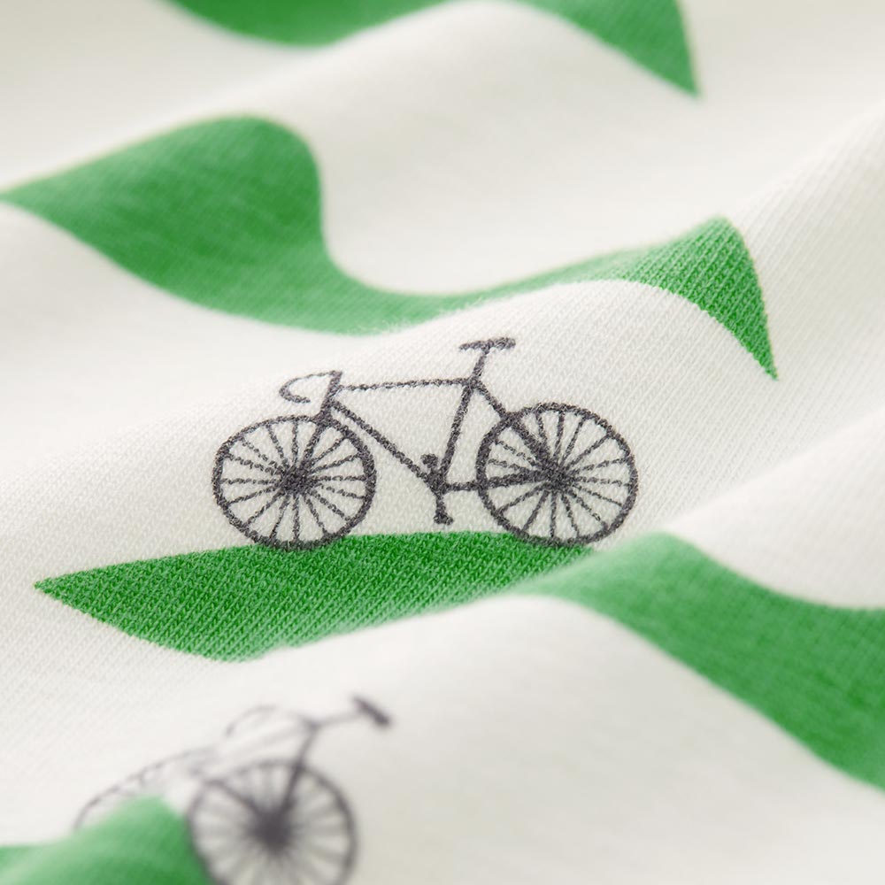 Newborn long-sleeved jumpsuit-bicycle